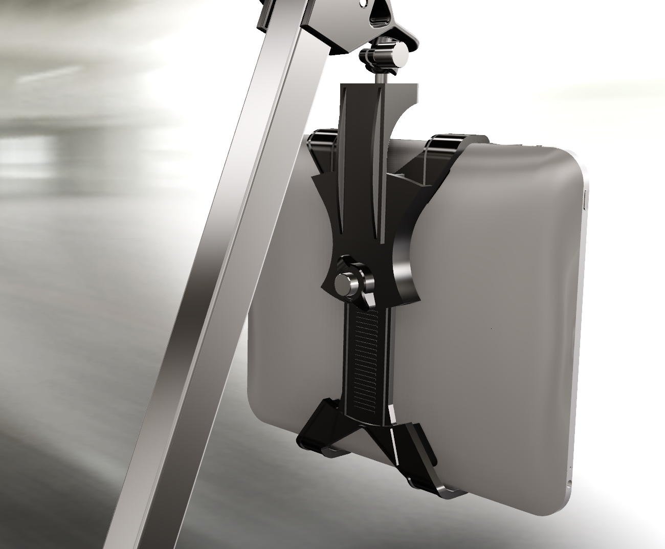 TEBO™ tablet caddy adjustable rear view